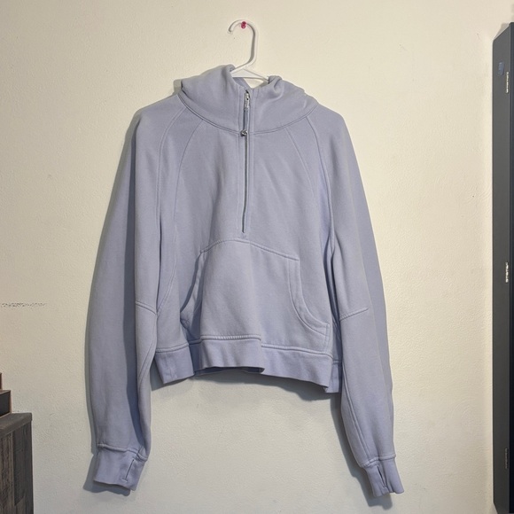 lululemon athletica Tops - LULULEMON Half-zip Scuba Hoodie